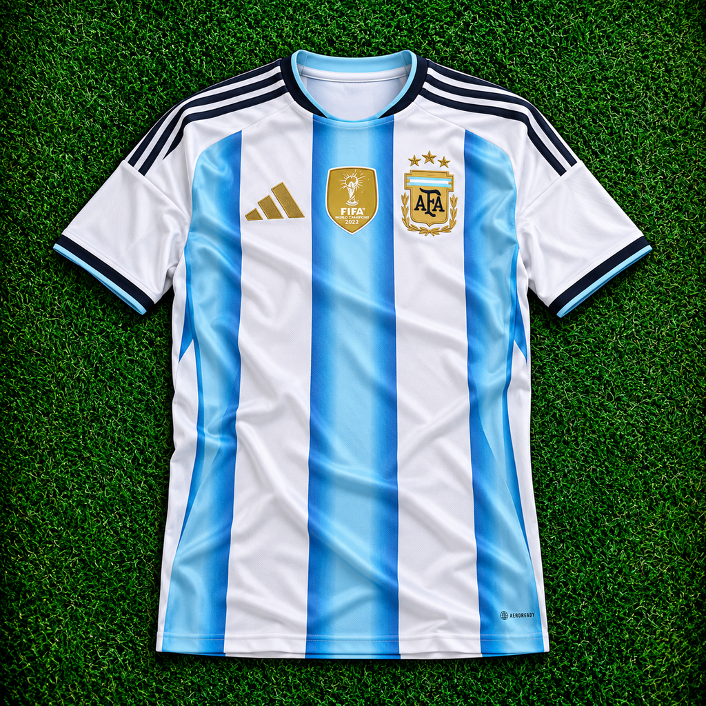 Camiseta Argentina (26/27). 1ª Equipación